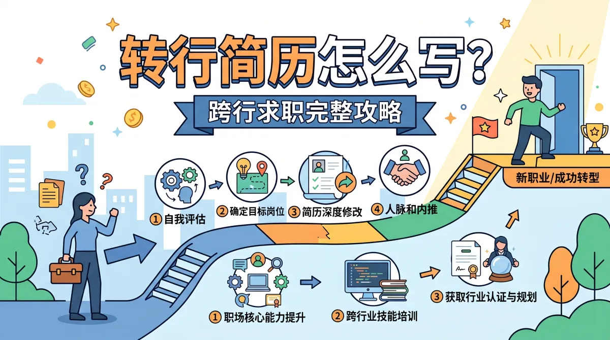 转行简历怎么写?跨行求职完整攻略